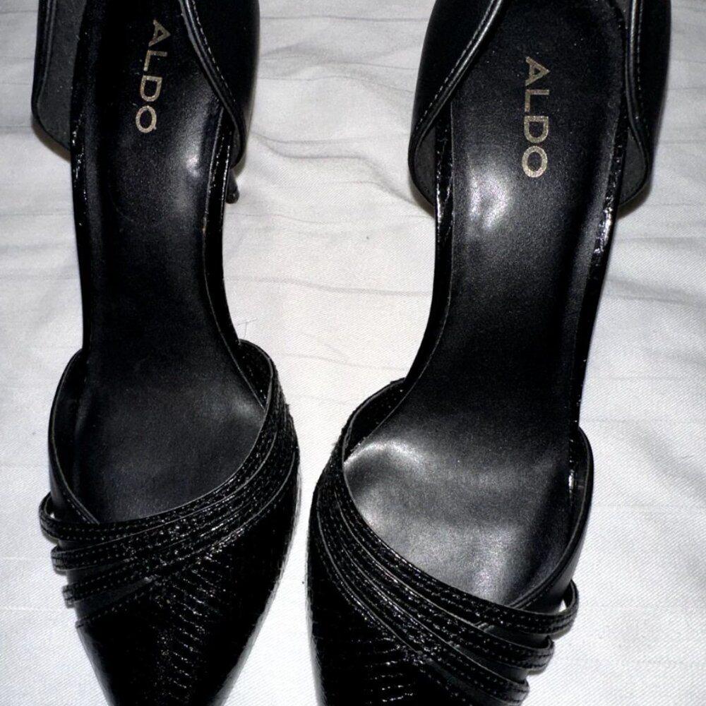 Aldo Black Classic Stilettos | Women’s Size 9M | Elegant Dress Heels New